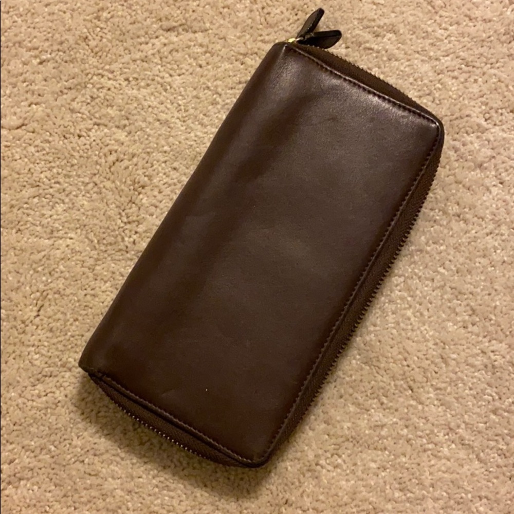 Vintage Leather Hobo Clutch-Wallet